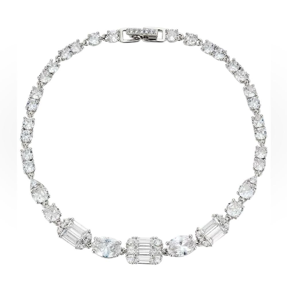 Eliot Danori
Silver-Tone Cubic Zirconia Line Bracelet